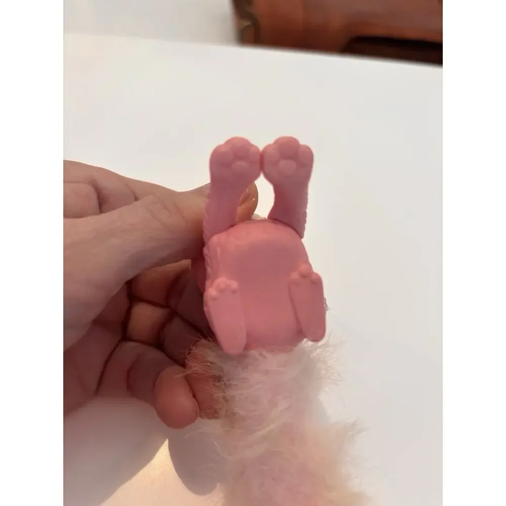 Kenner Furrever Friends Clip 'n Tails Kitty Cat Pink Long Tail